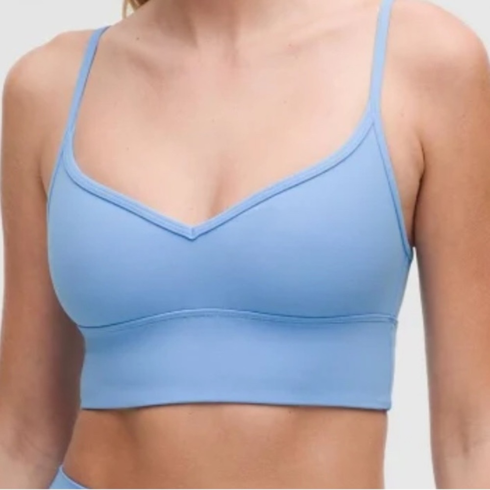 Lululemon Align Sweetheart Bra Light Blue Size 10